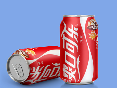 可乐罐易拉罐饮料罐样机