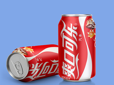 可乐罐易拉罐饮料罐样机