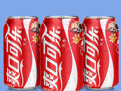 可乐罐易拉罐饮料罐样机