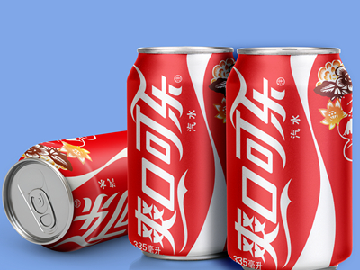 可乐罐易拉罐饮料罐样机