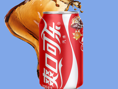 可乐罐易拉罐饮料罐样机