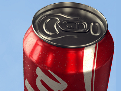 可乐罐易拉罐饮料罐样机