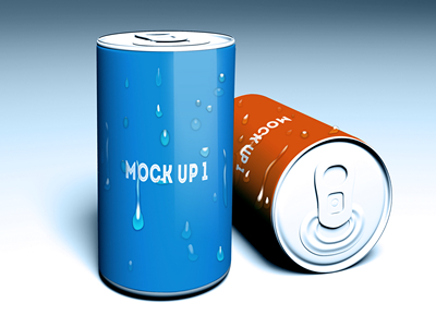 可乐罐易拉罐饮料罐样机