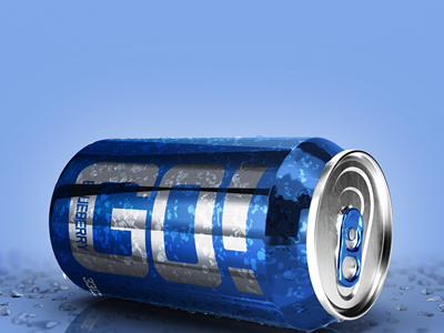 可乐罐易拉罐饮料罐样机