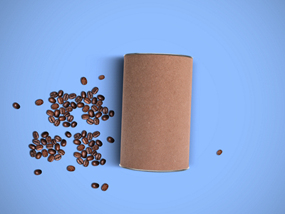 咖啡罐茶叶罐样机