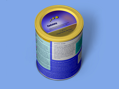 奶粉罐样机包装罐