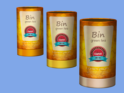 茶叶罐样机包装罐