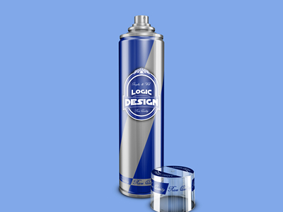 喷雾罐喷漆罐样机