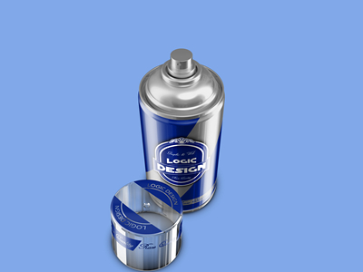 喷雾罐喷漆罐样机