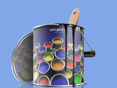 油漆桶水桶样机