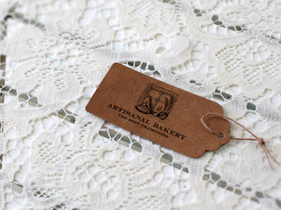 牛皮纸标签样机