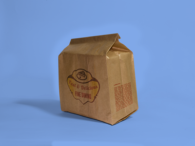 牛皮纸包装袋样机