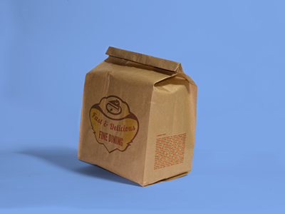 牛皮纸包装袋样机