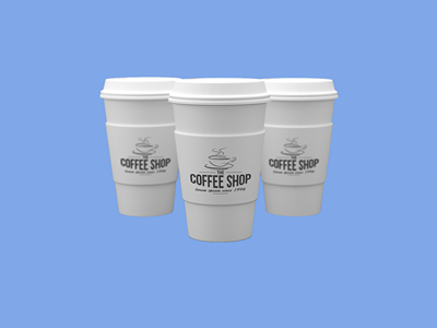咖啡杯咖啡包装样机