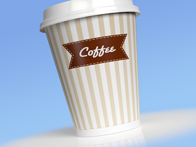 咖啡杯咖啡包装样机