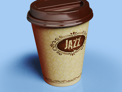 咖啡杯咖啡包装样机