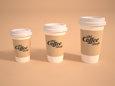 咖啡杯咖啡包装样机