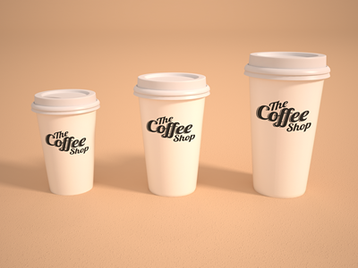 咖啡杯咖啡包装样机