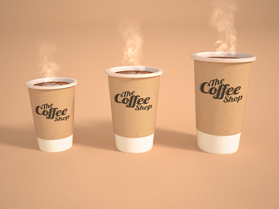 咖啡杯咖啡包装样机