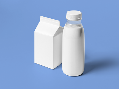 牛奶包装样机