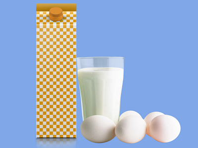 牛奶酸奶包装盒样机