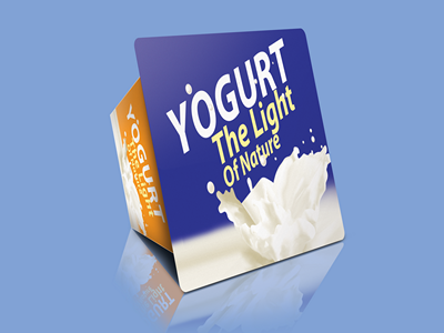 牛奶酸奶包装盒样机