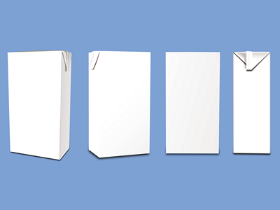 牛奶酸奶包装盒样机