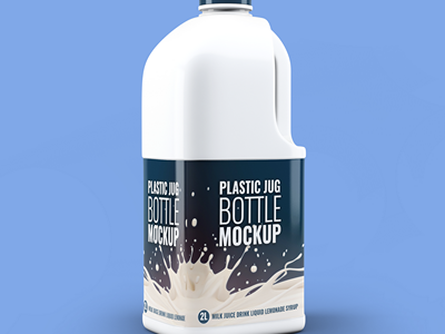 桶装牛奶包装样机