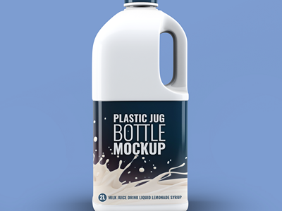 桶装牛奶包装样机