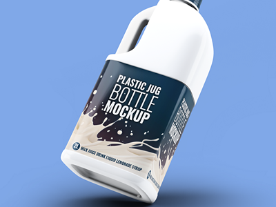 桶装牛奶包装样机