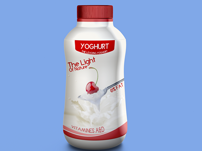 酸奶包装样机