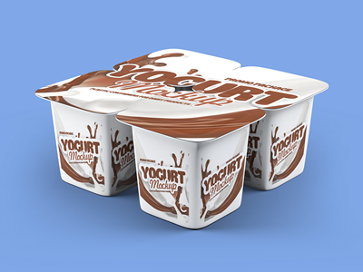 酸奶包装样机