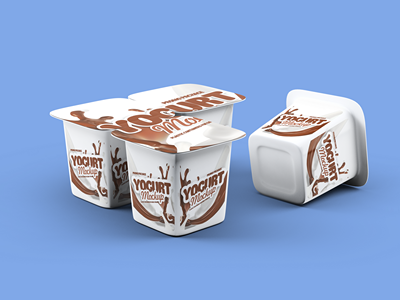酸奶包装样机