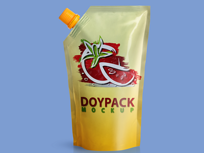 食品包装袋样机吸吸果冻