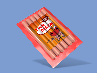 食品包装袋样机香肠包装