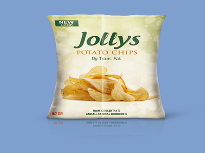 食品包装袋样机薯片袋