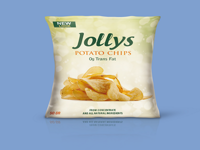 食品包装袋样机薯片袋