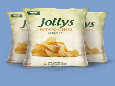 食品包装袋样机薯片袋