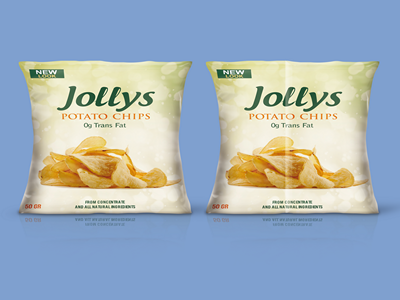 食品包装袋样机薯片袋