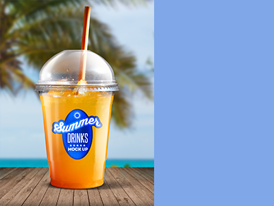 饮料杯饮品杯样机果汁杯