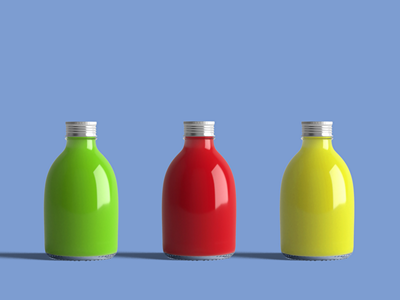 果汁包装包装瓶样机