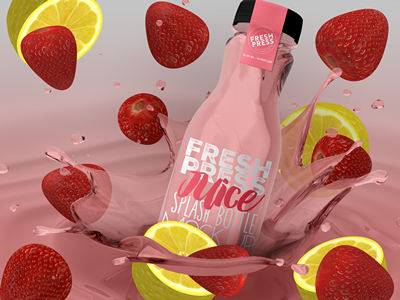 果汁包装包装瓶样机