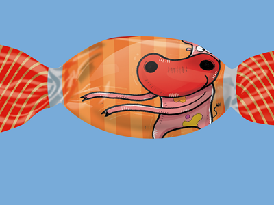 巧克力口香糖包装样机