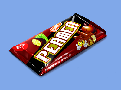 巧克力口香糖包装样机