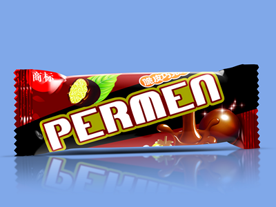 巧克力口香糖包装样机