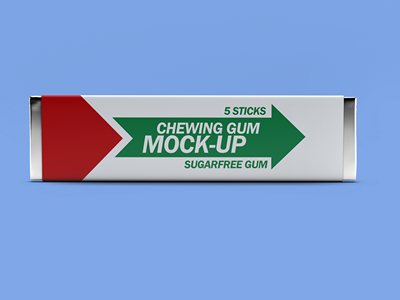 巧克力口香糖包装样机