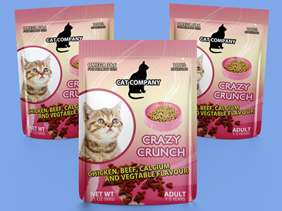 宠物粮包装袋塑料袋样机