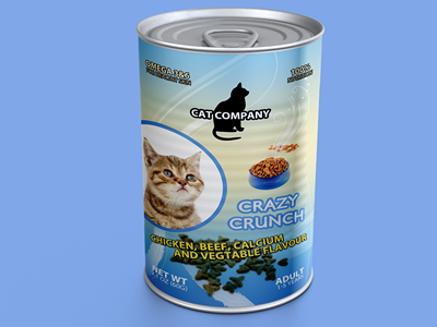 宠物粮包装袋包装盒样机