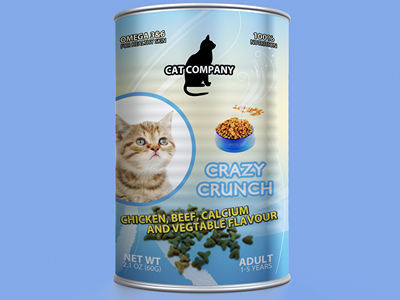 宠物粮包装袋包装盒样机