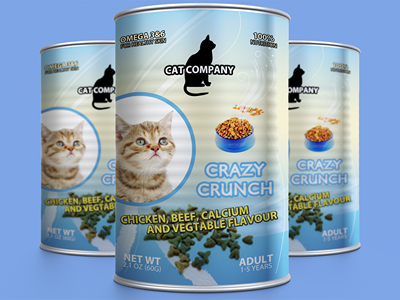 宠物粮包装袋包装盒样机